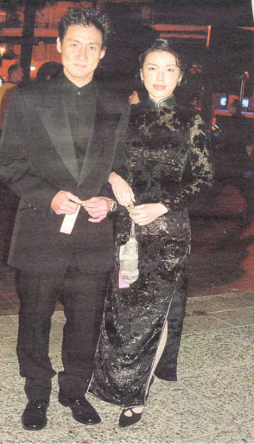 Jacky and his wife - actress May Lo